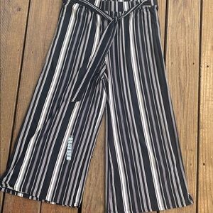 Striped Wide Leg Pants